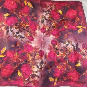 Floral Silk Scarf